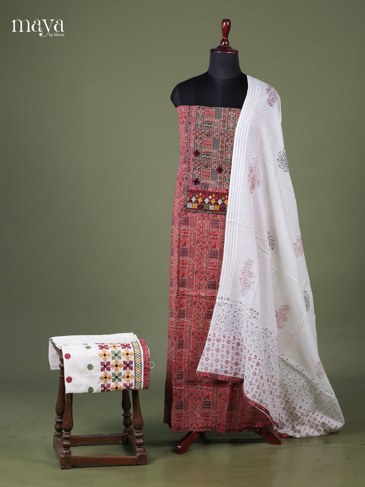 Ajrakh Salwar - MEH26081
