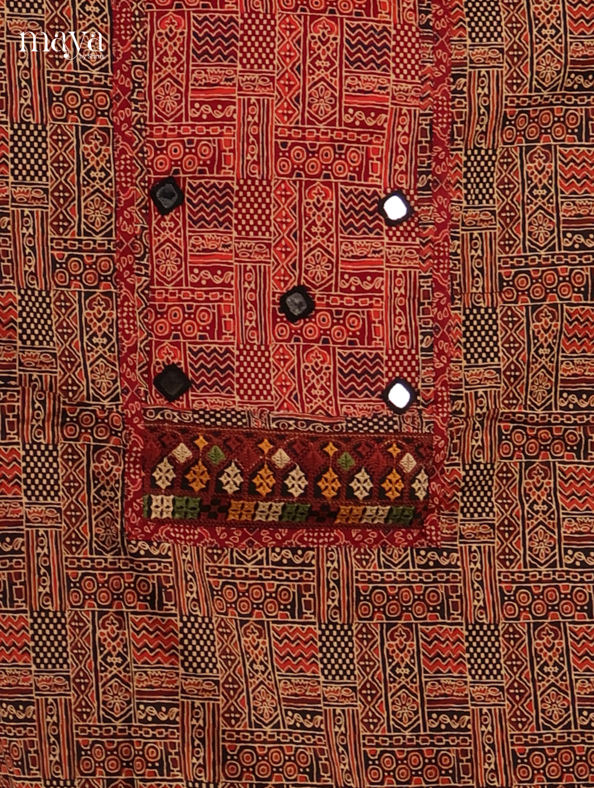 Ajrakh Salwar - MEH26082