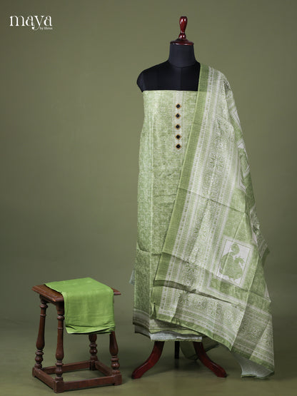 Semi Tussar Salwar - MEH26144