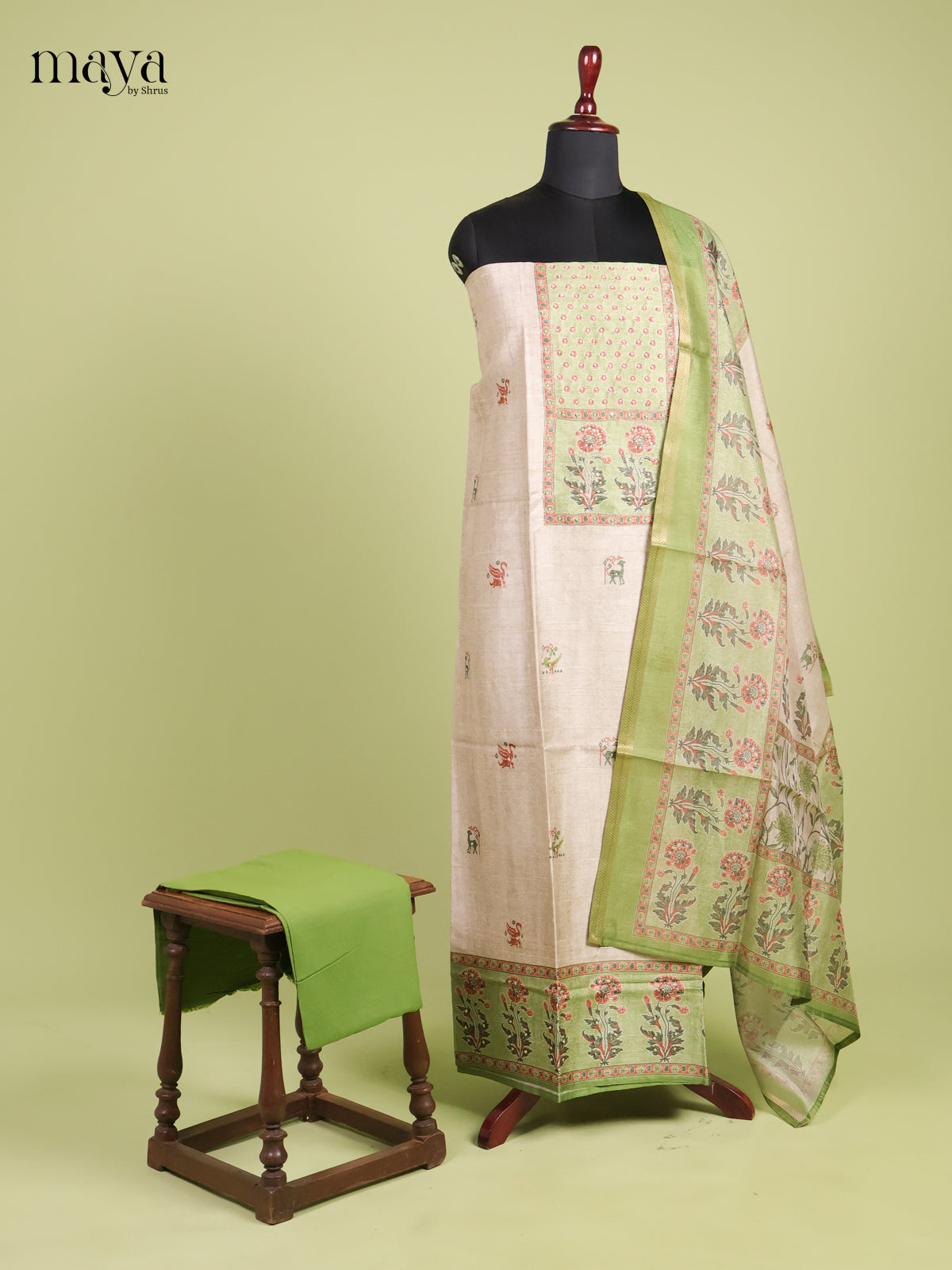 Semi Tussar Salwar - MEI01106