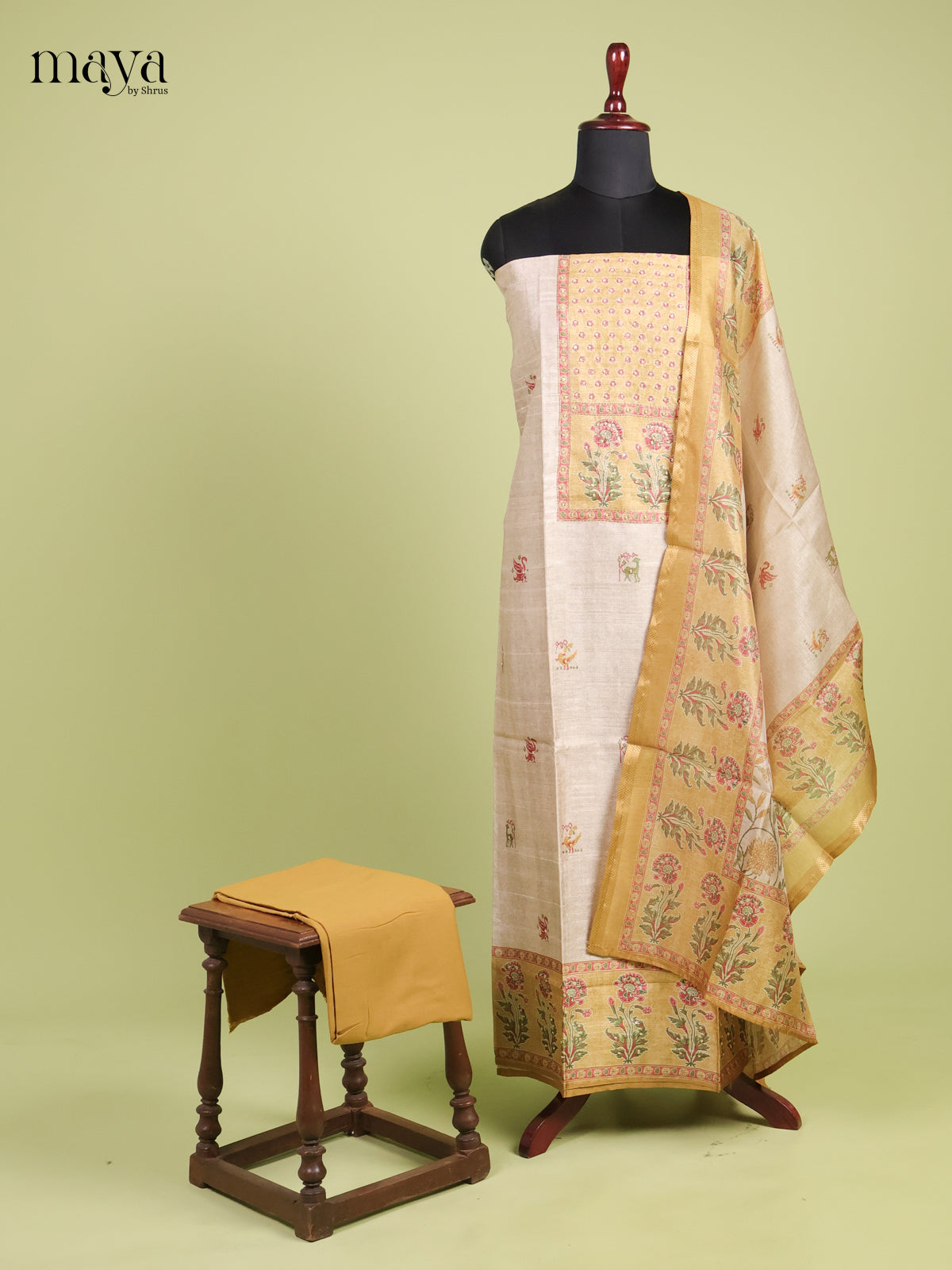 Semi Tussar Salwar - MEI01108