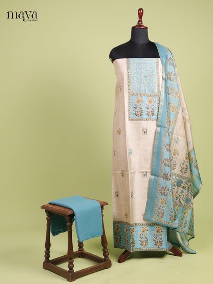 Semi Tussar Salwar - MEI01109