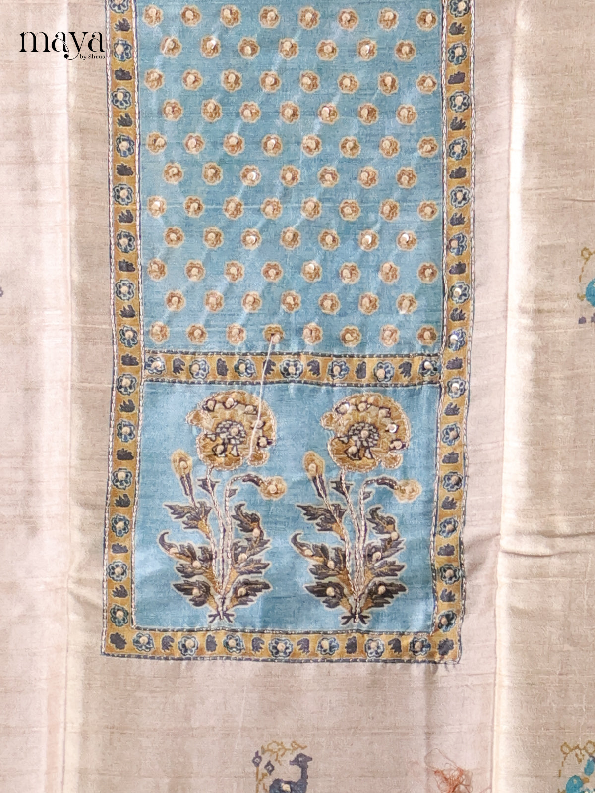 Semi Tussar Salwar - MEI01109