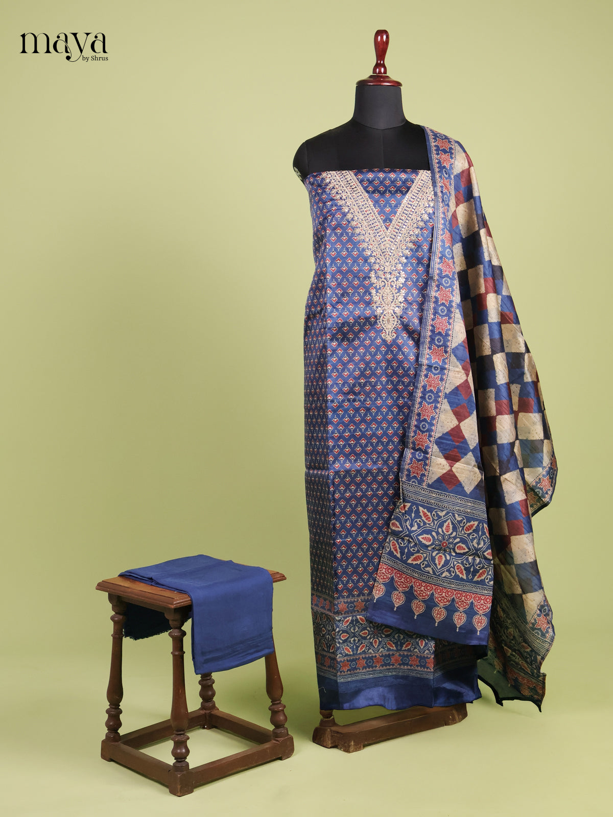 Semi Tussar Salwar - MEI01112