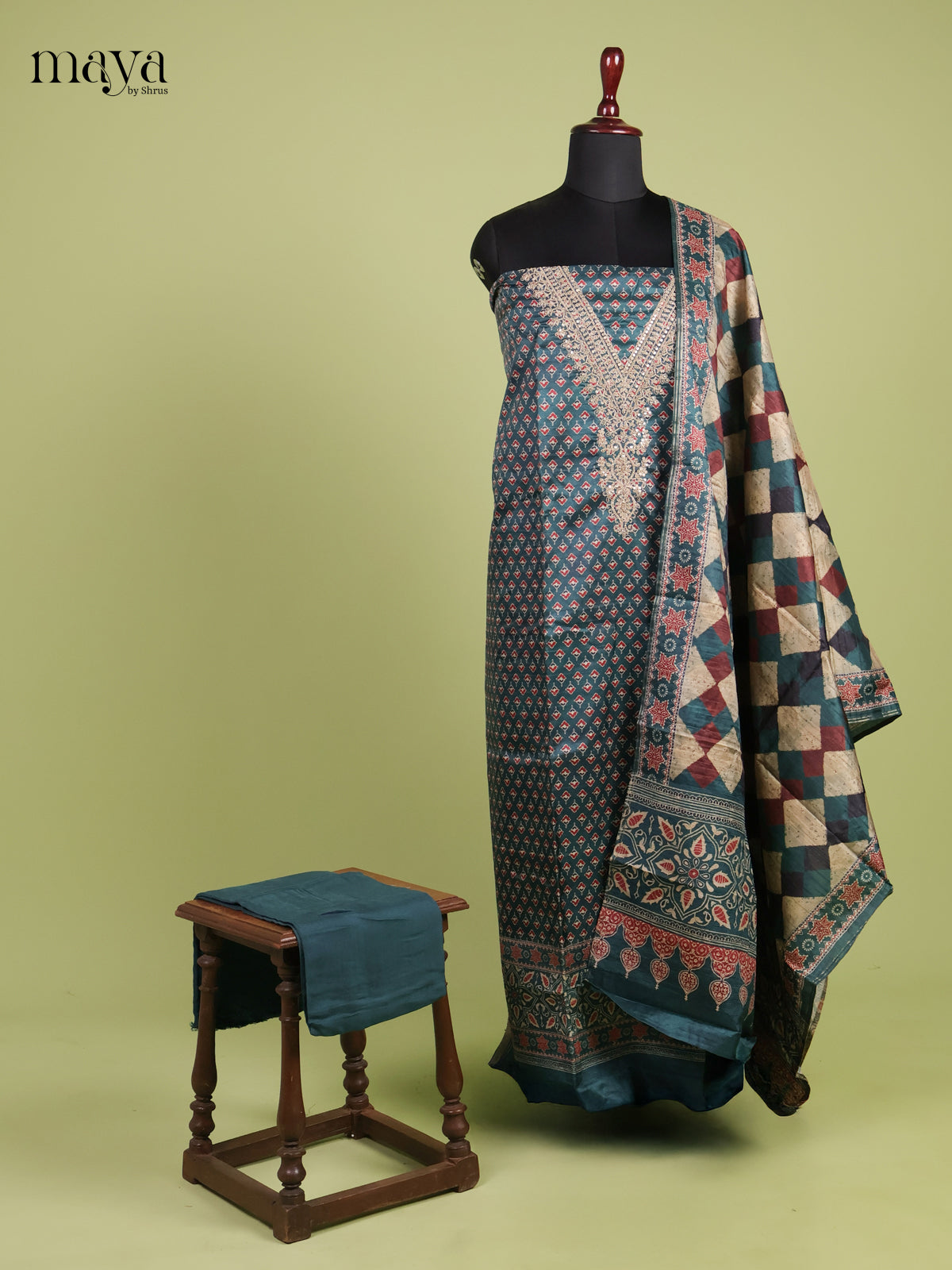 Semi Tussar Salwar - MEI01113