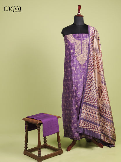 Semi Tussar Salwar - MEI01114