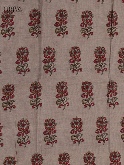 Red Chanderi Salwar - MEI02069