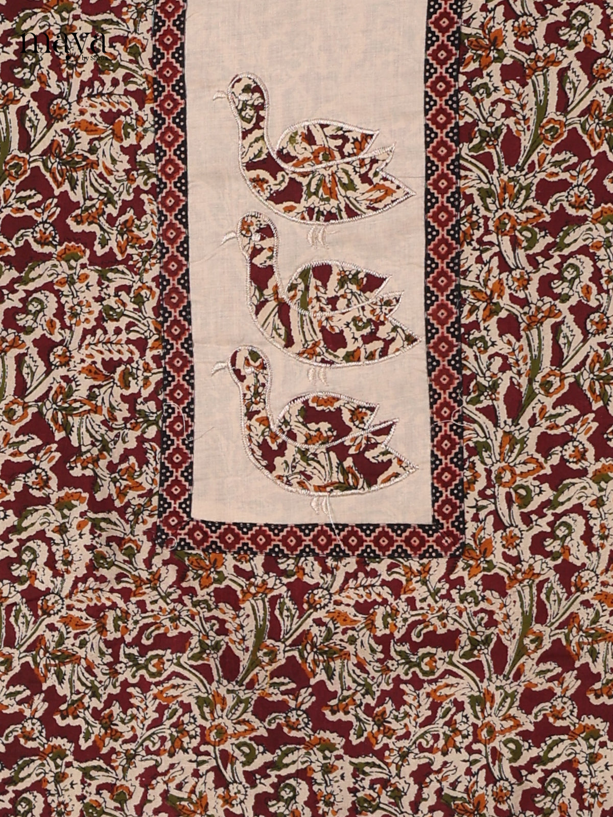 Cream Cotton Salwar - MEI02092