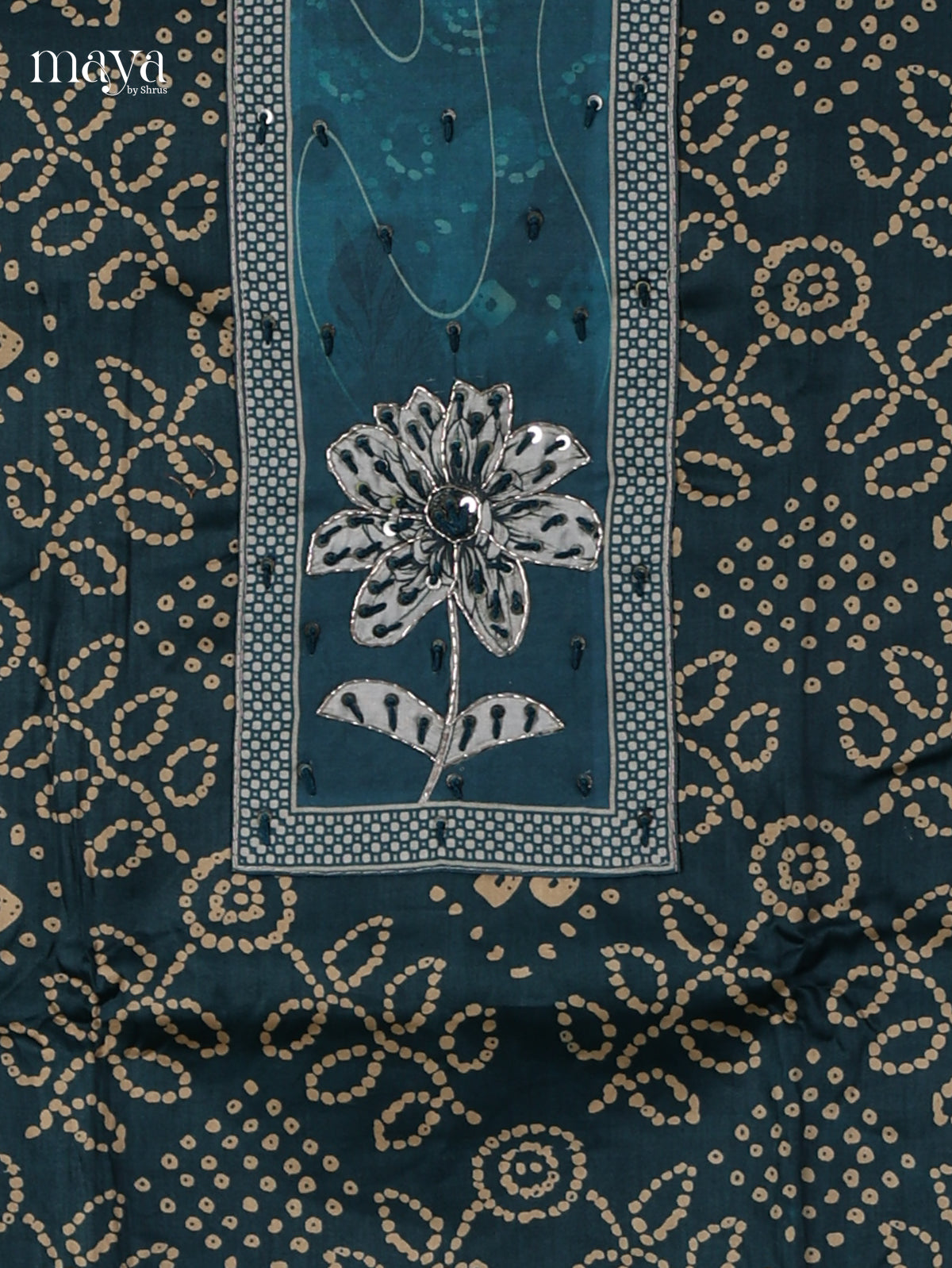 Teal Blue Cotton Salwar - MEI02096