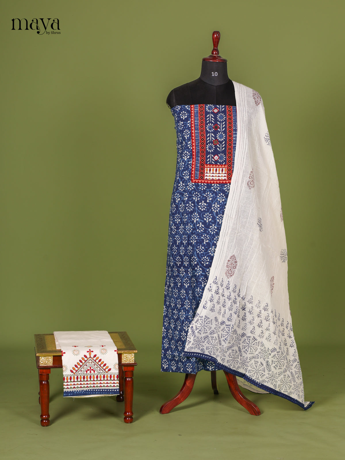 Navy Blue Cotton Salwar - MEI04004