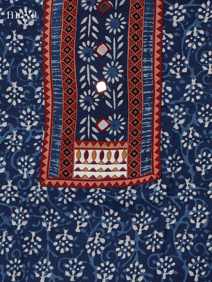 Navy Blue Cotton Salwar - MEI04004