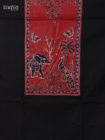 Red Cotton Salwar - MEI04042