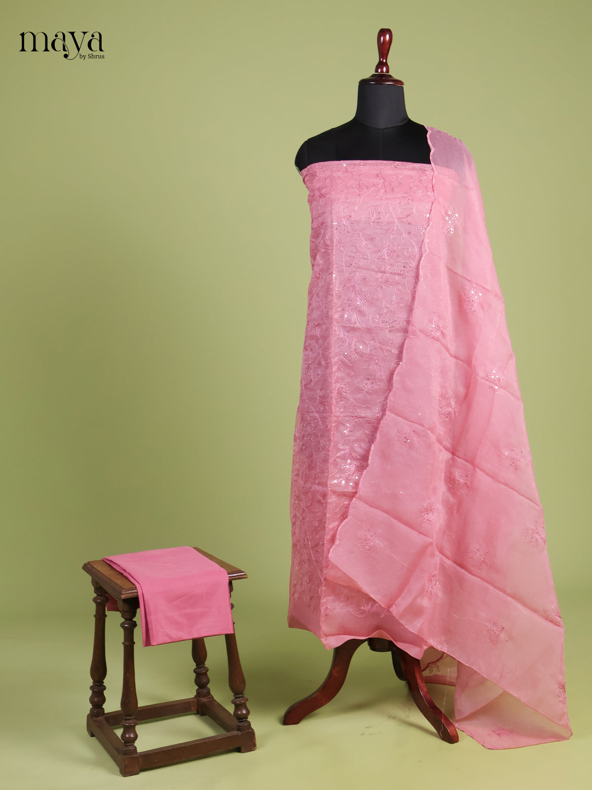 Organza salwar unstitch - MEI04046