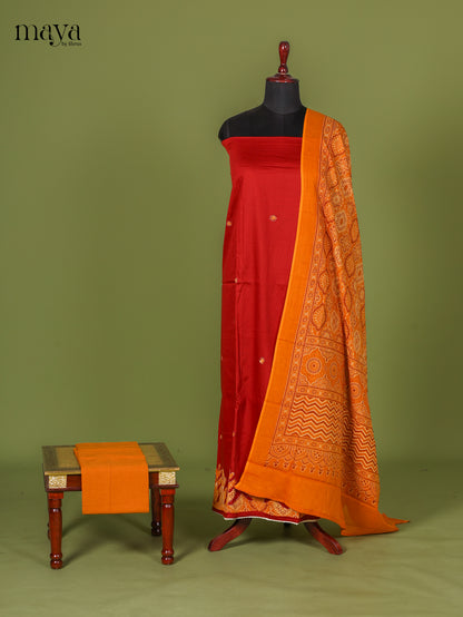Orange Cotton Salwar - MEI04063