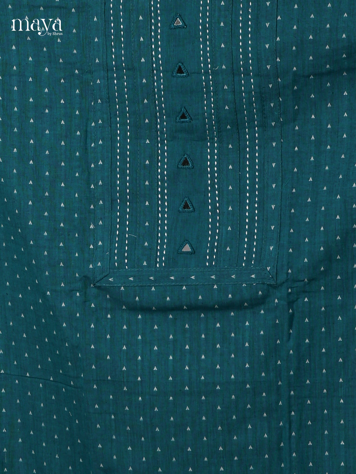 Teal Blue Cotton Salwar - MEI04078
