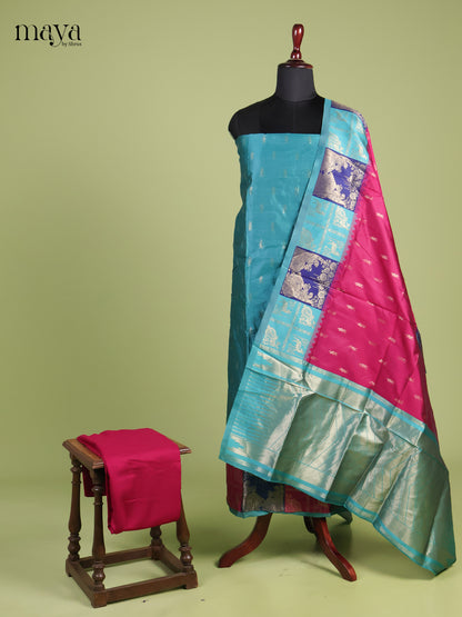 Semi banaras salwar - MEI04080