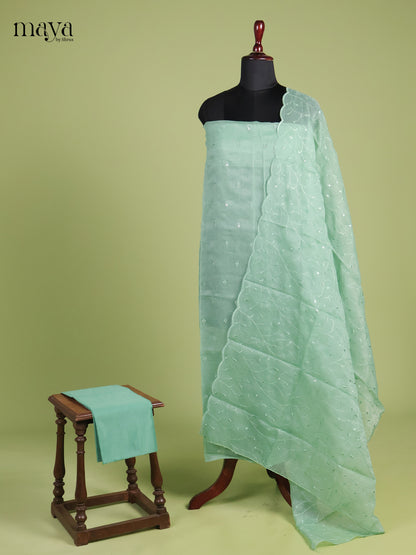 Organza salwar unstitch - MEI04083