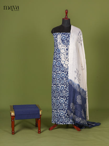 Indigo Blue Cotton Salwar - MEI10023