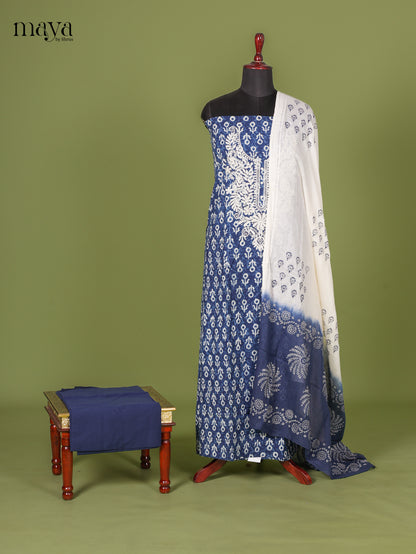 Indigo Blue Cotton Salwar - MEI10025