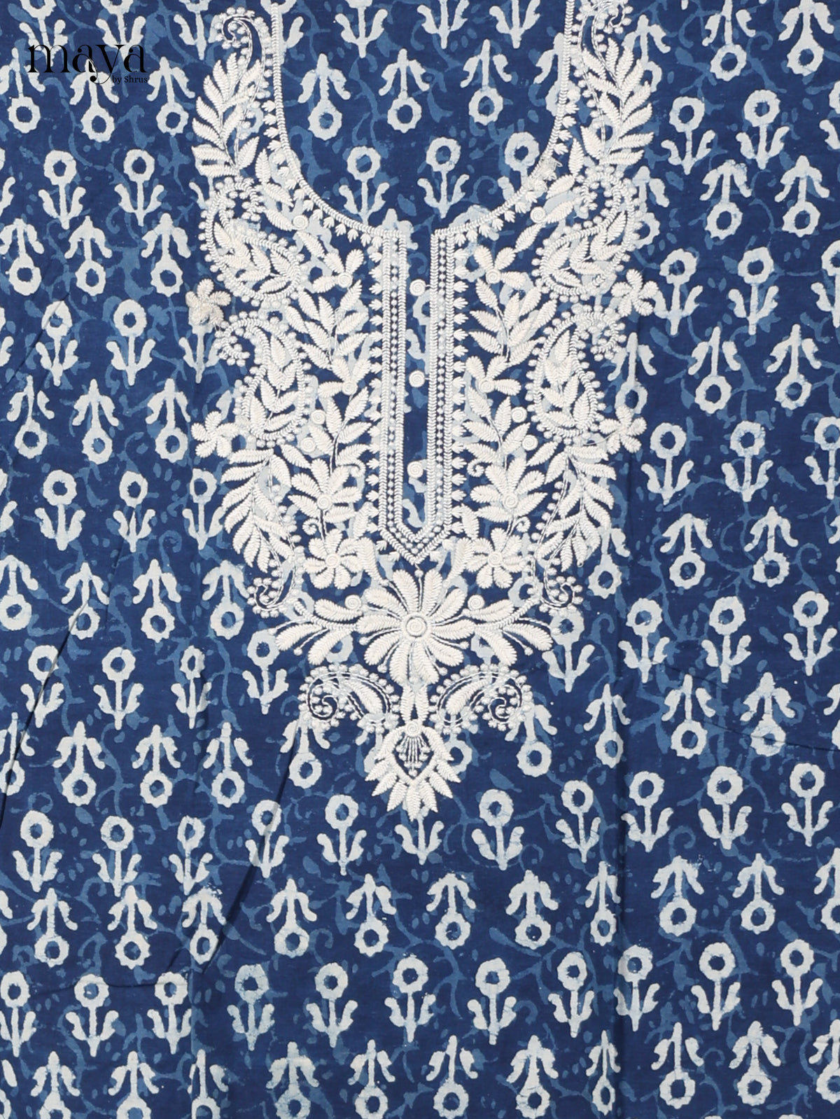 Indigo Blue Cotton Salwar - MEI10025