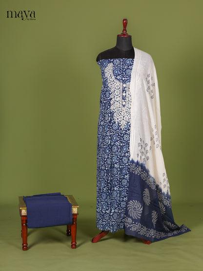Indigo Blue Cotton Salwar - MEI10026