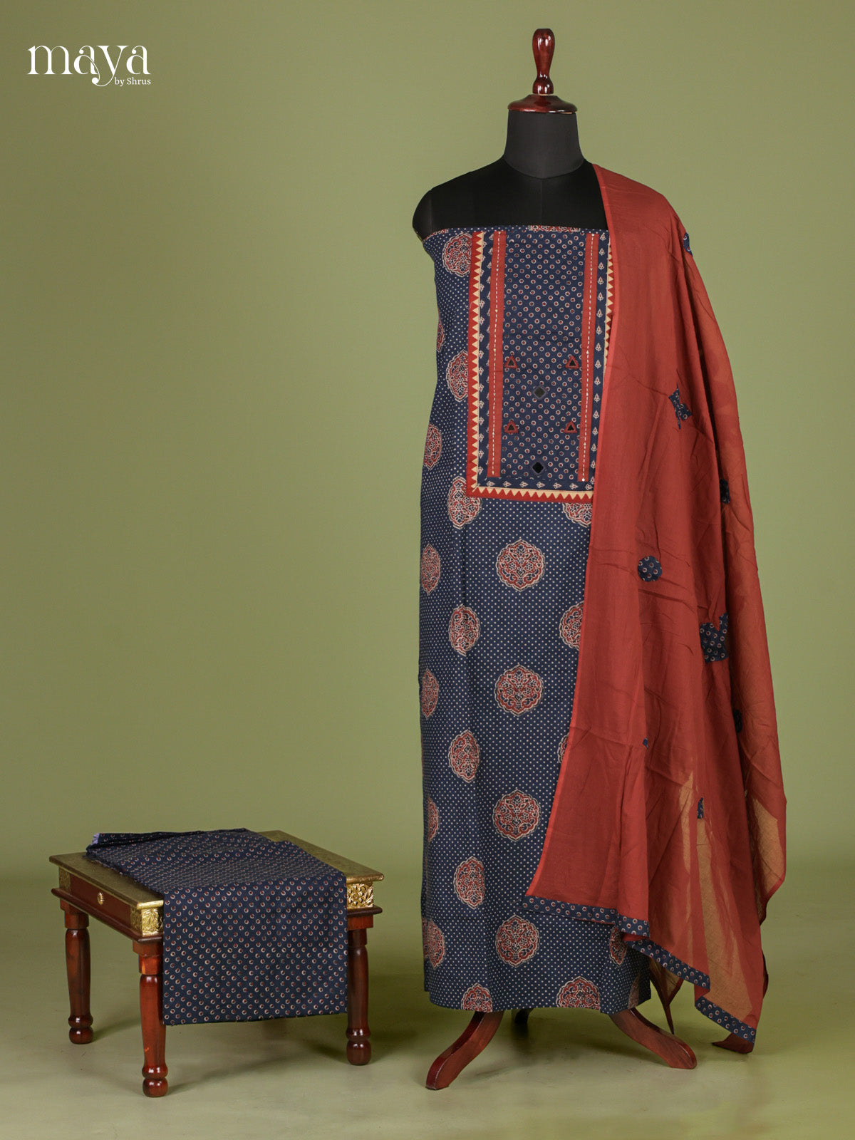 Ajrakh Salwar - MEI10029