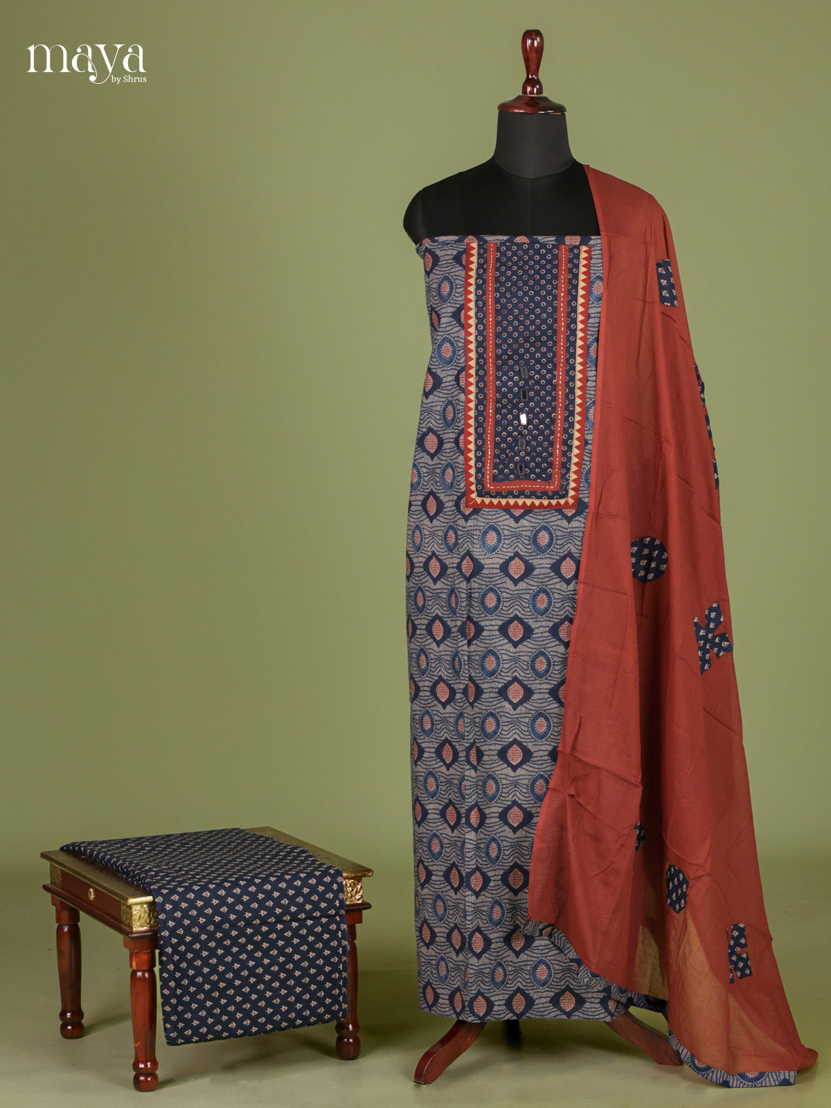 Ajrakh Salwar - MEI10031