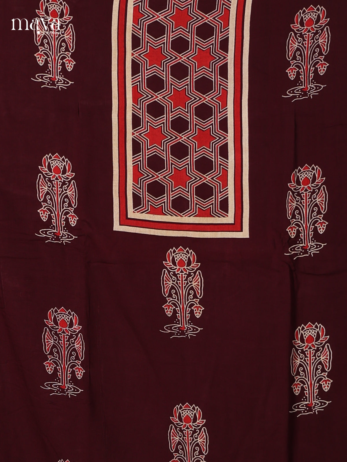 Maroon Ajrakh Salwar - MEI11038