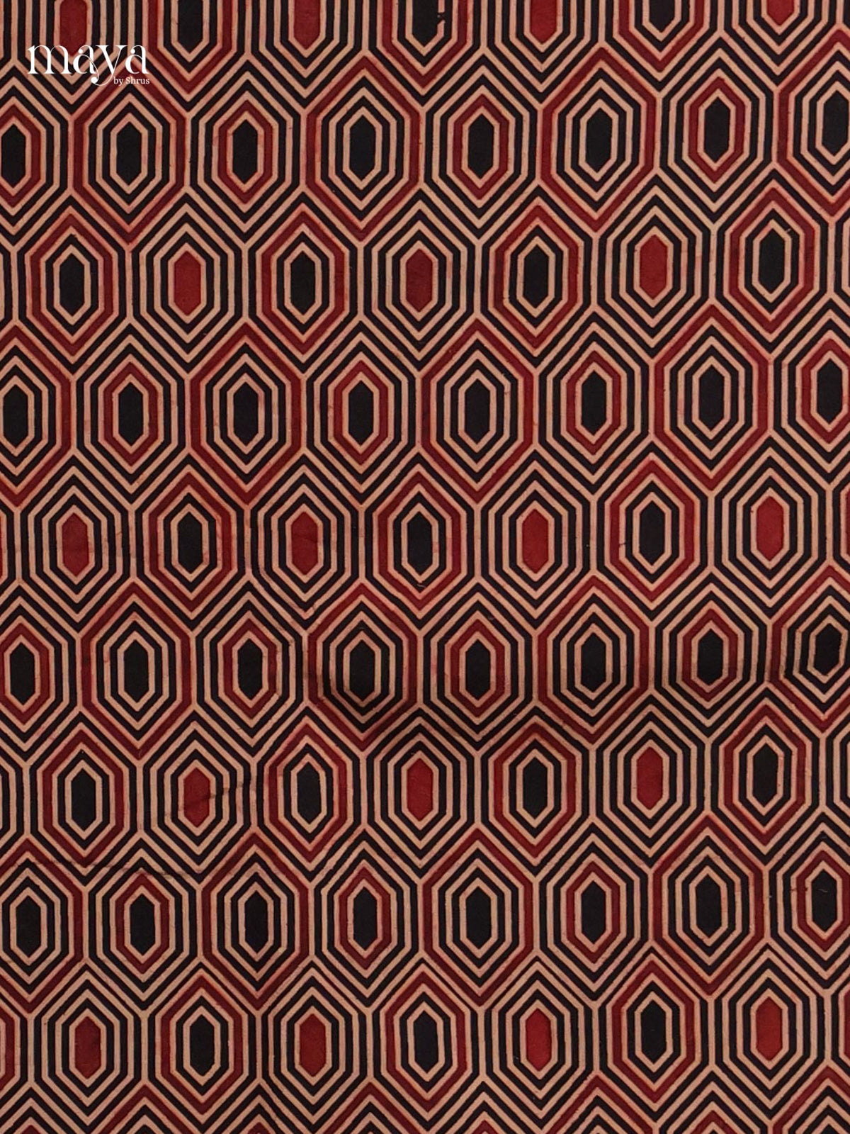 Maroon Ajrakh Salwar - MEI11050
