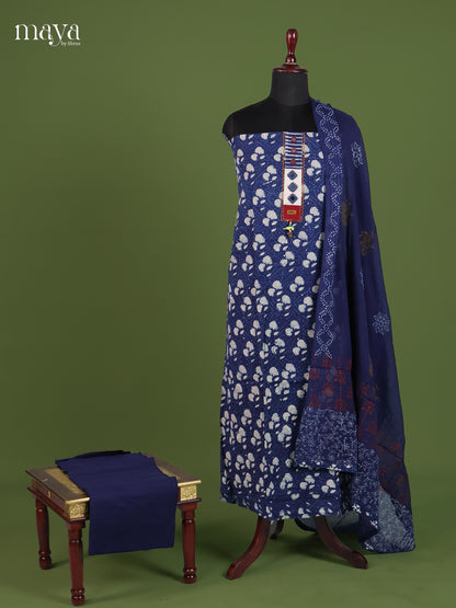 Blue Ajrakh Salwar - MEI11202