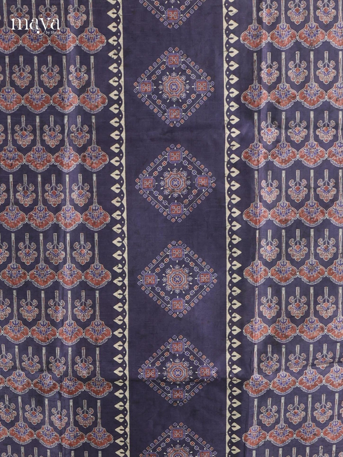 Blue Semi Tussar Salwar - MEJ04005