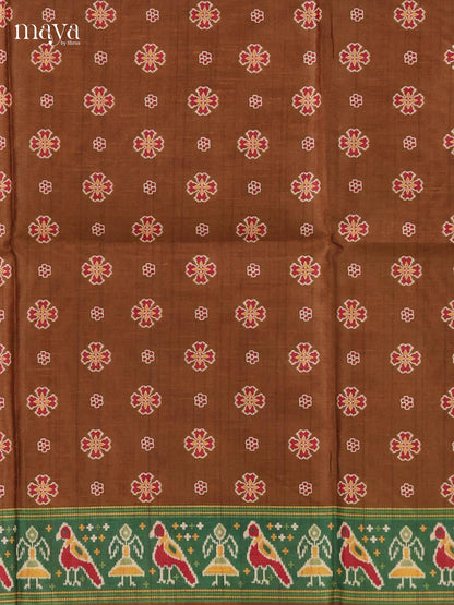 Brown Semi Tussar Salwar - MEJ04028