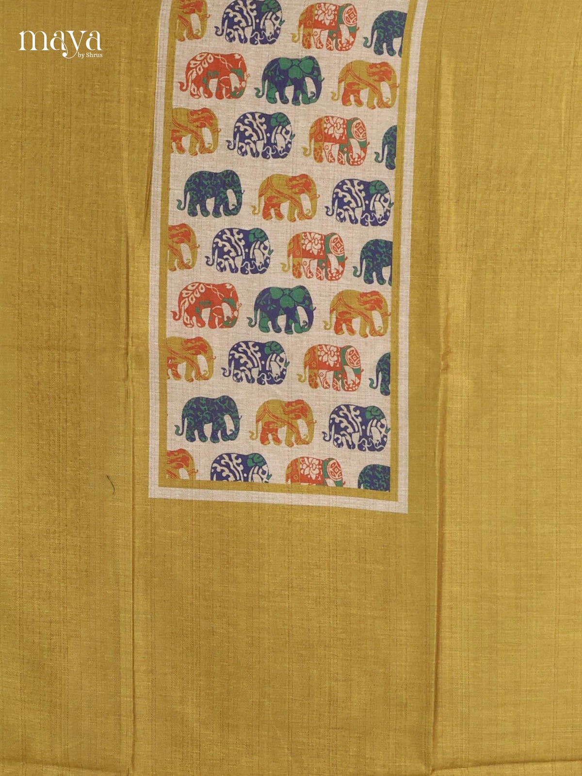 Mustard Yellow Semi Tussar Salwar - MEJ04029