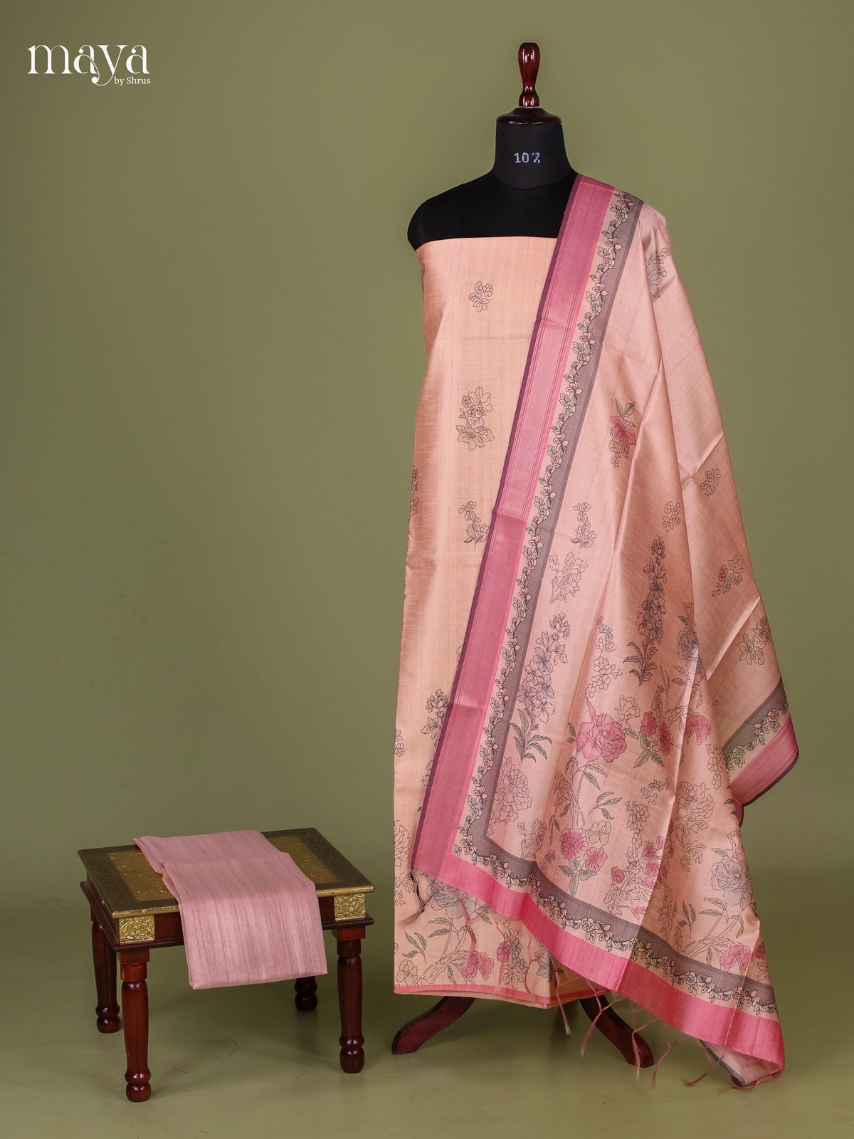 Mustard Yellow Semi Tussar Salwar - MEJ04046
