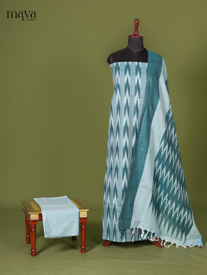 Teal Blue Ikkat Salwar - MEJ10018