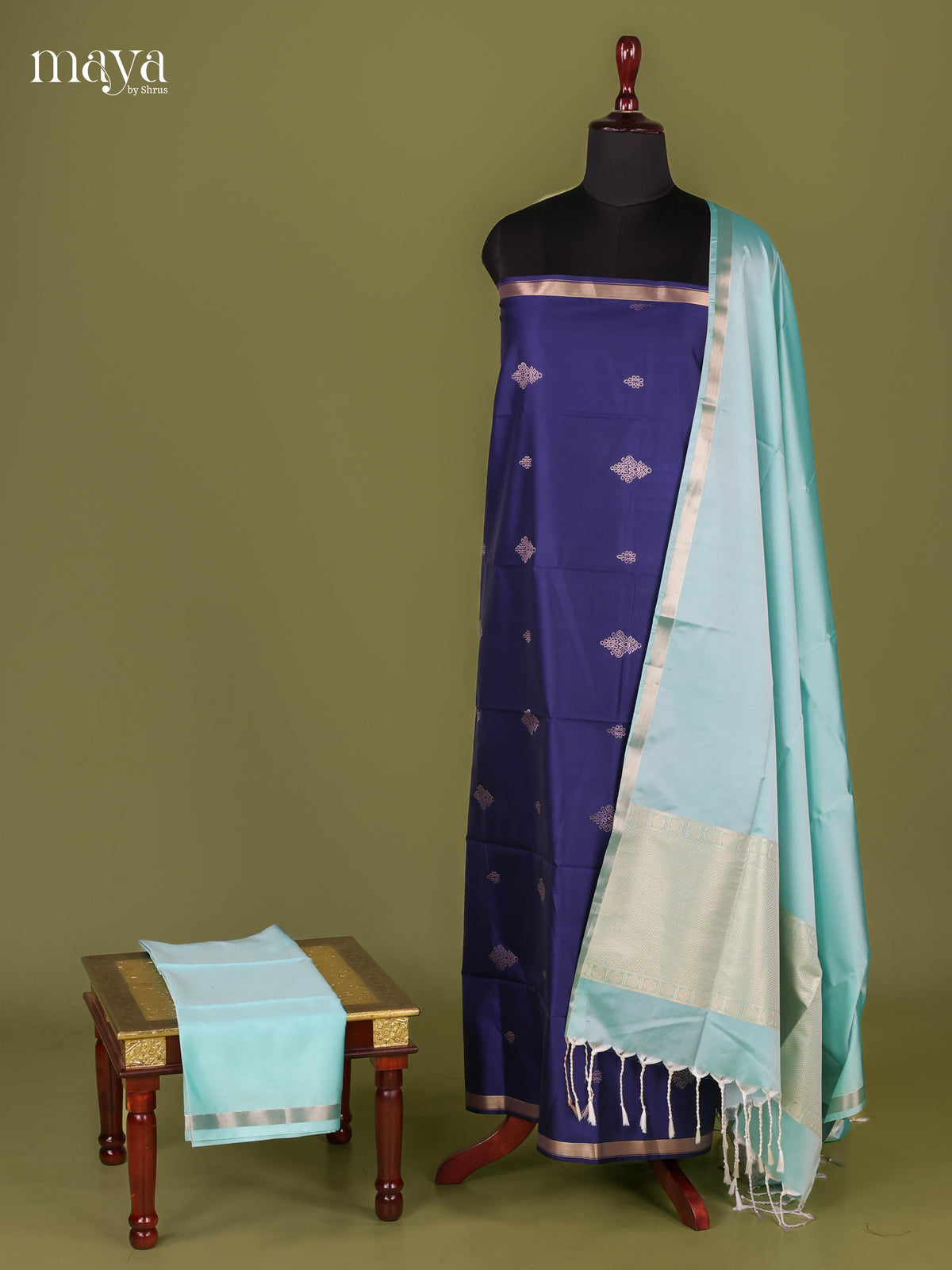 semi softsilk salwar - MEJ10024