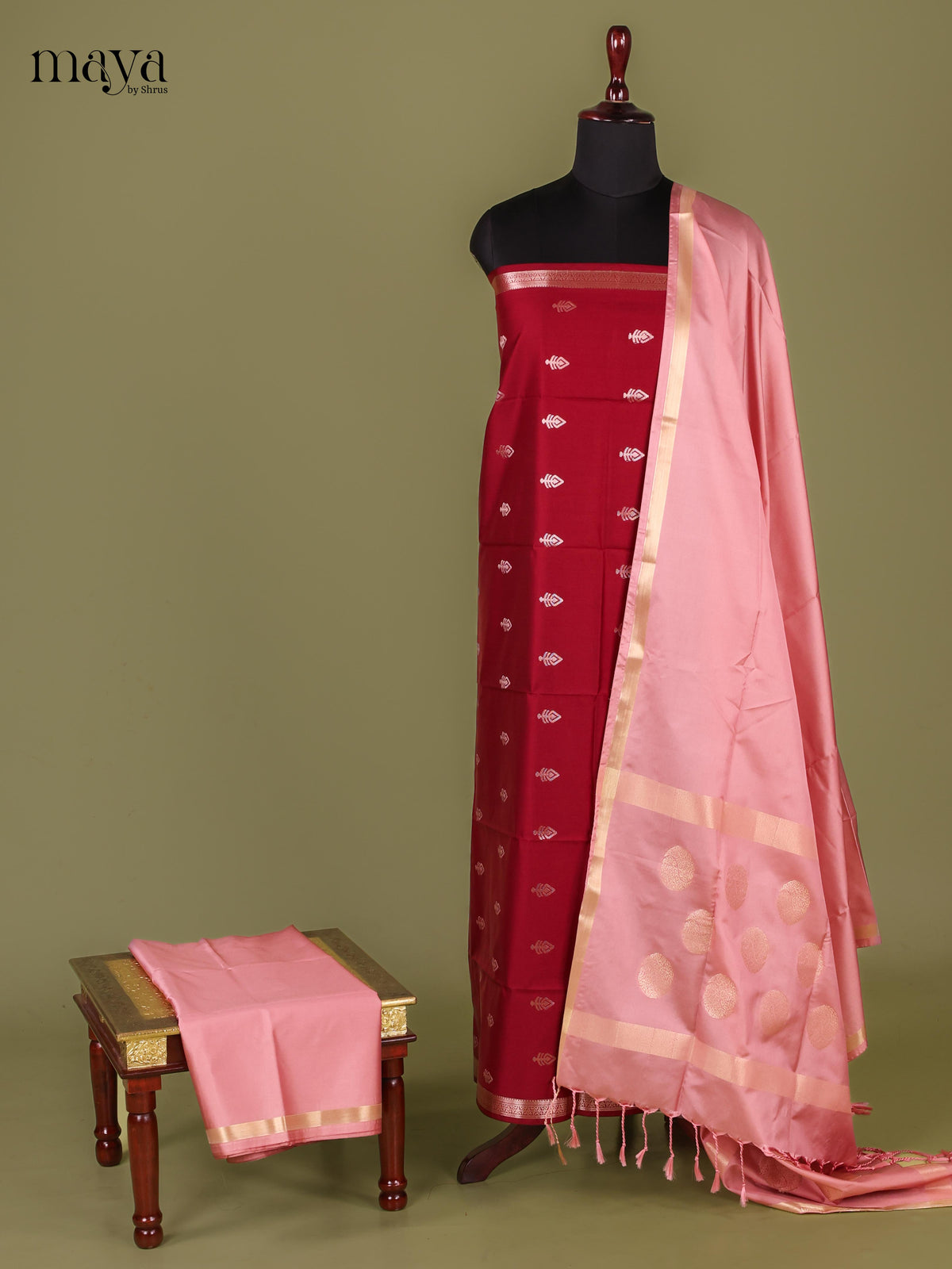 semi softsilk salwar - MEJ10026