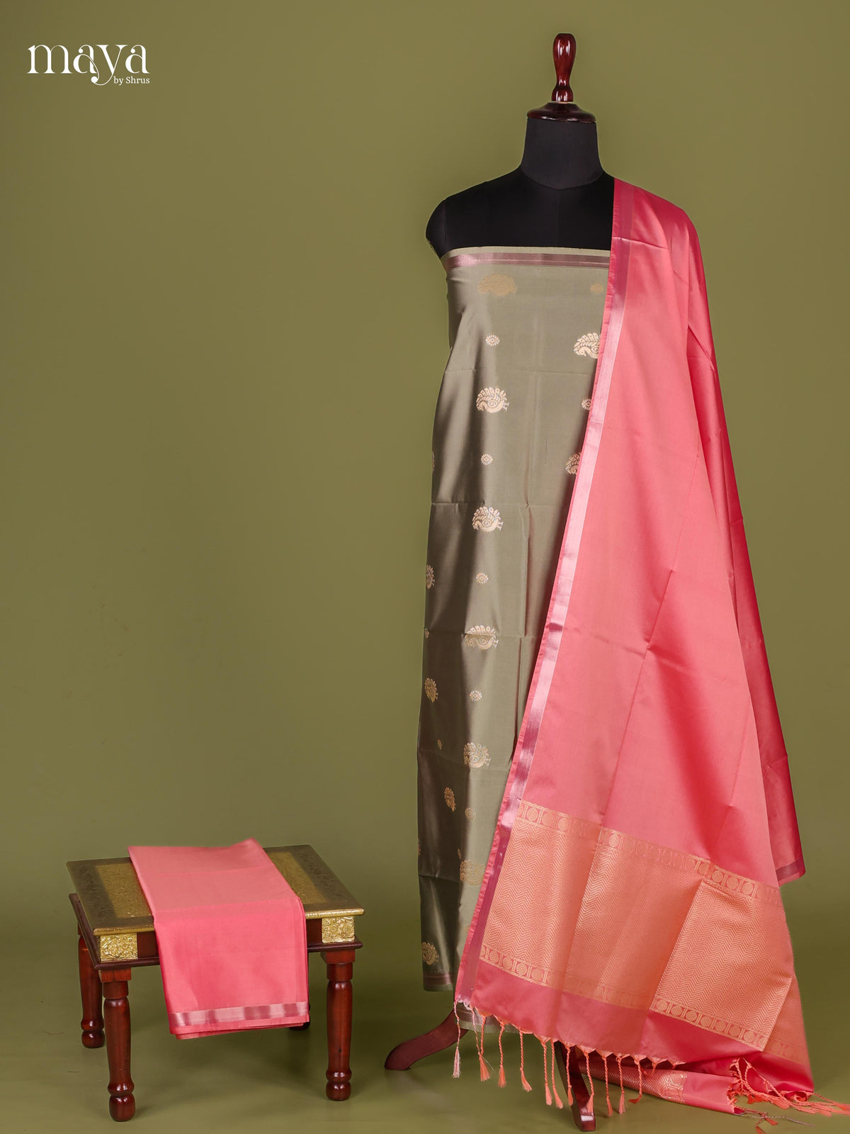 semi softsilk salwar - MEJ10028