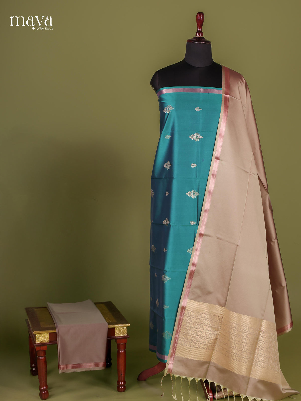 semi softsilk salwar - MEJ10031