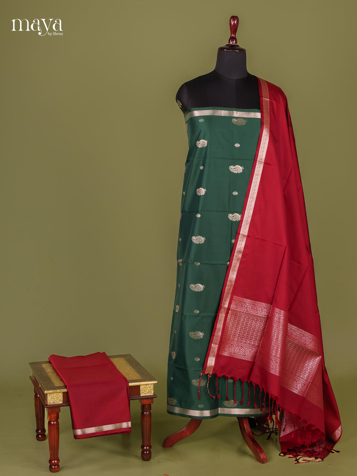 semi softsilk salwar - MEJ10034