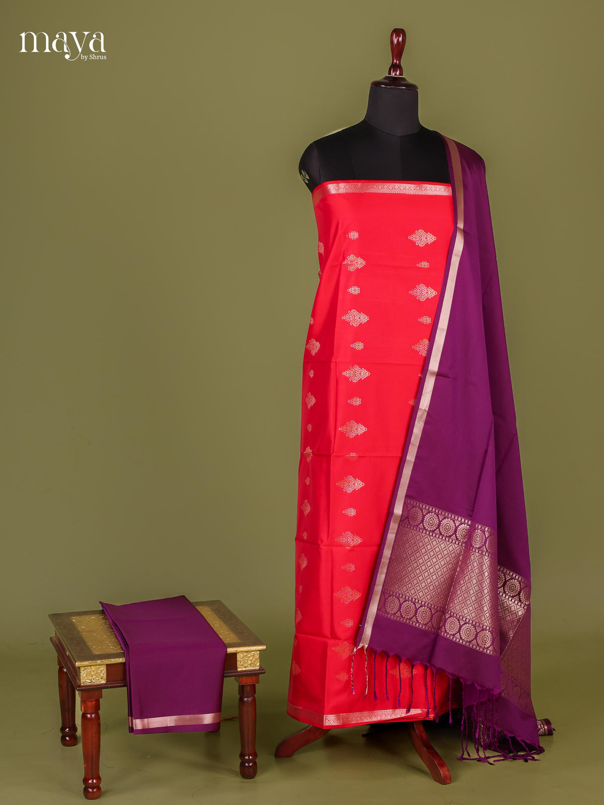 semi softsilk salwar - MEJ10040