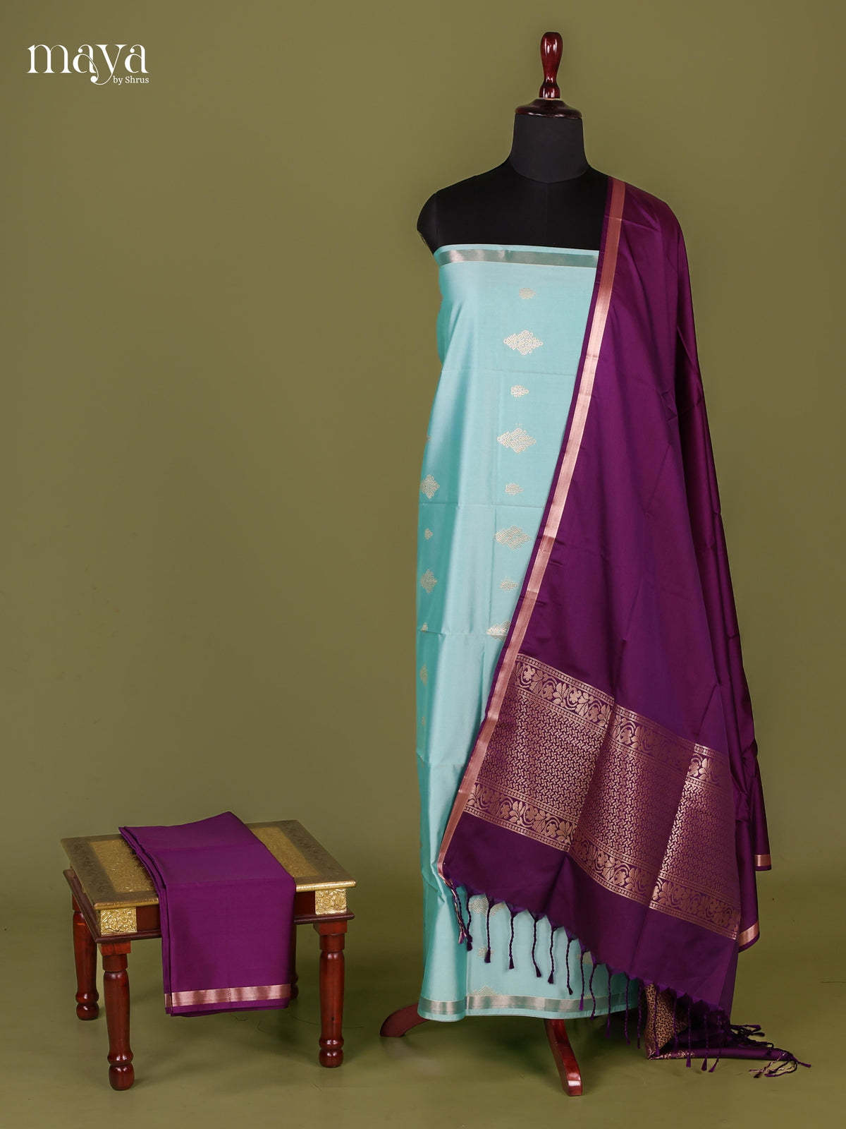 semi softsilk salwar - MEJ10050