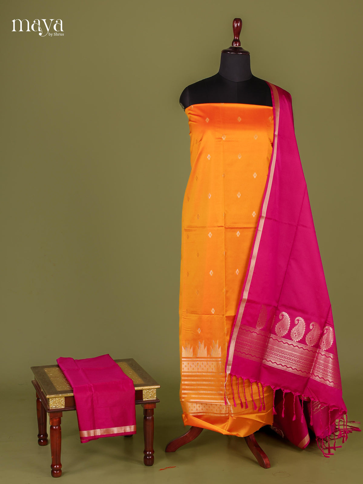 semi softsilk salwar - MEJ10054