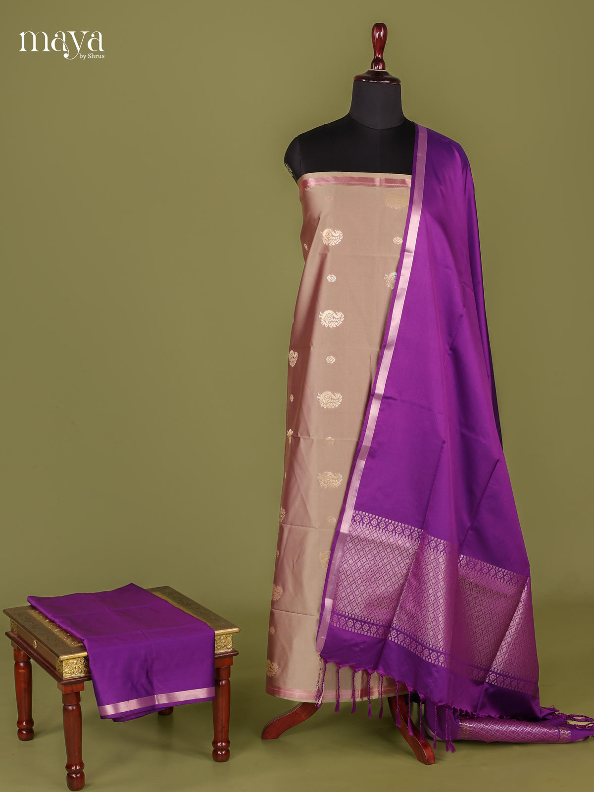 semi softsilk salwar - MEJ10058