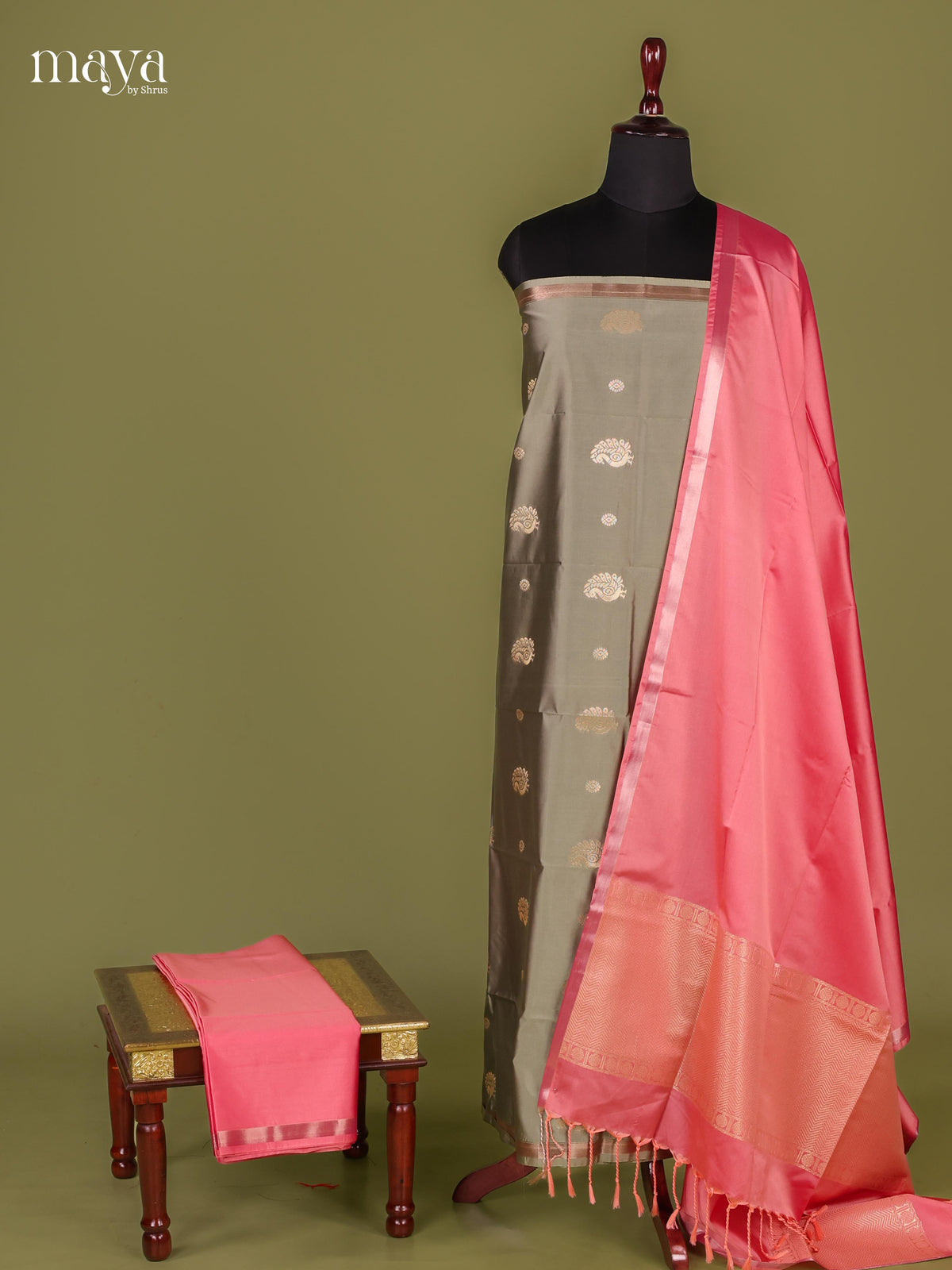 semi softsilk salwar - MEJ10061