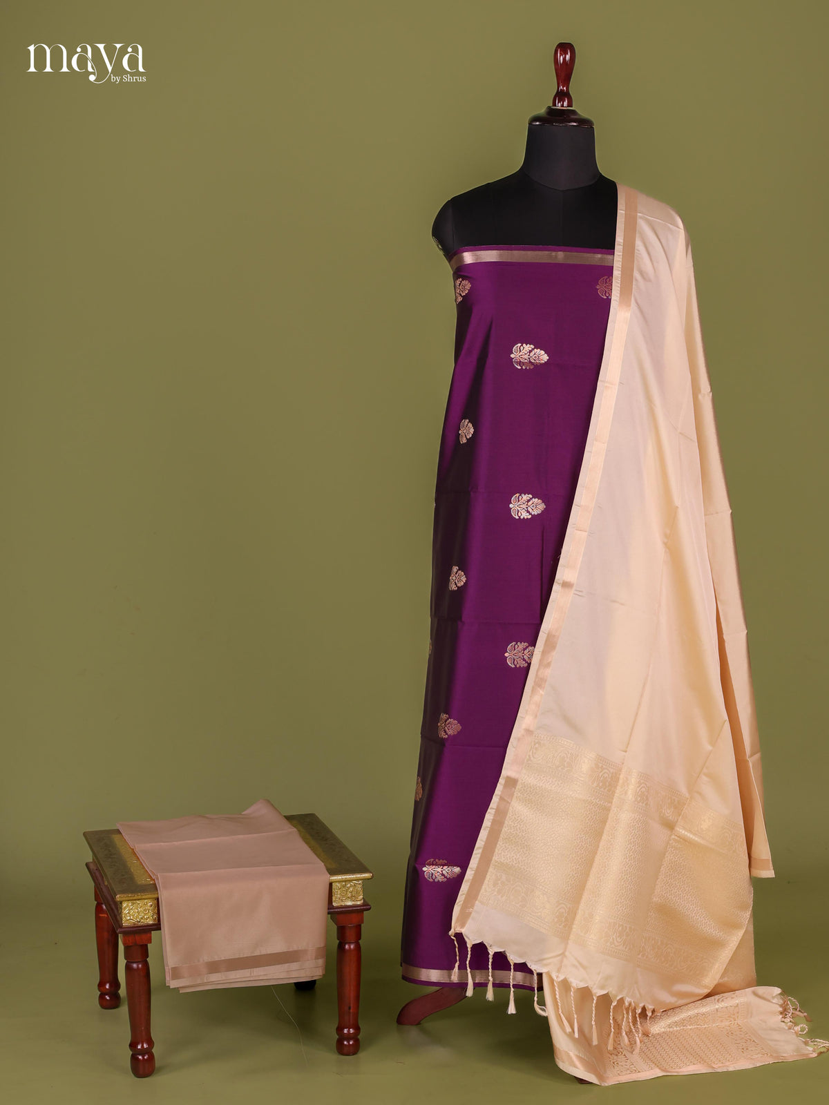 semi softsilk salwar - MEJ10075