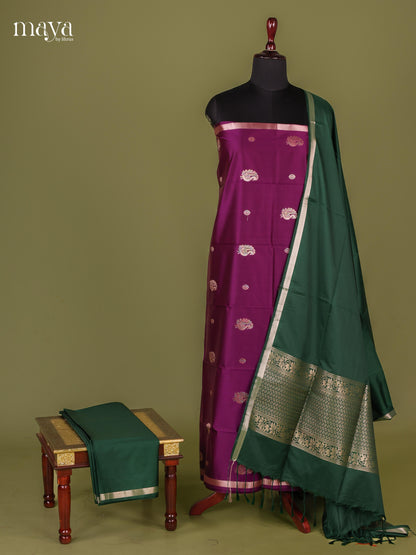 semi softsilk salwar - MEJ10099