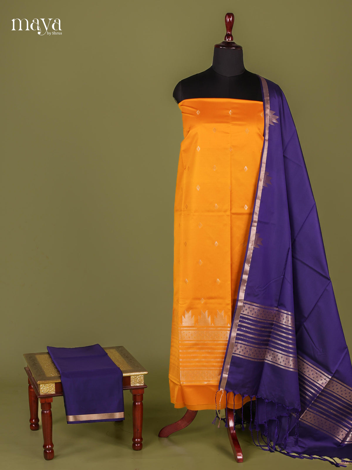 semi softsilk salwar - MEJ10101