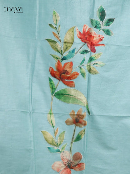 Applique Unstitch Salwar - MEJ12036