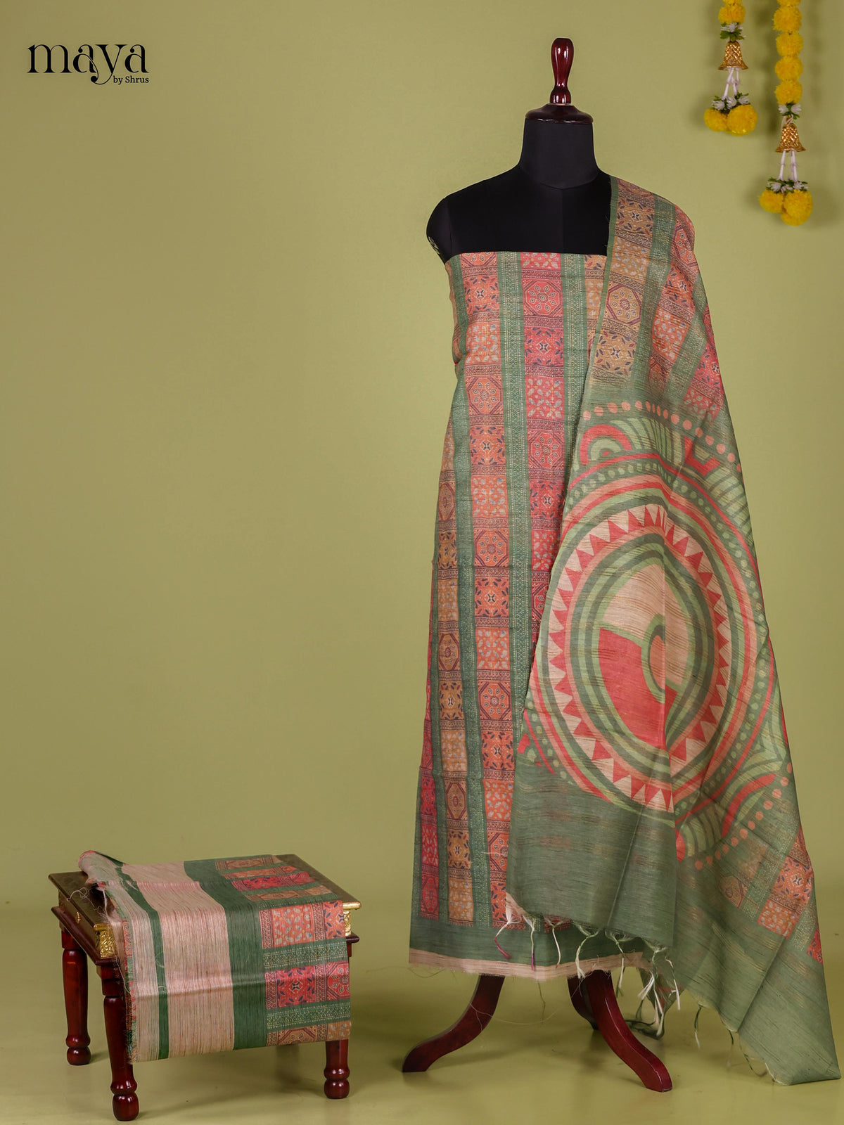 Semi Tussar Salwar - MEJ12120